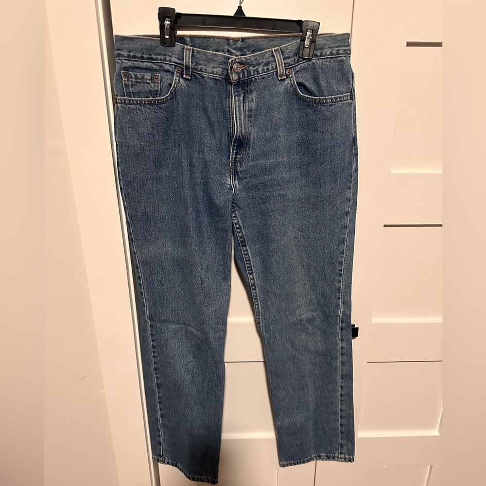 Levi's Straight Blue Jeans